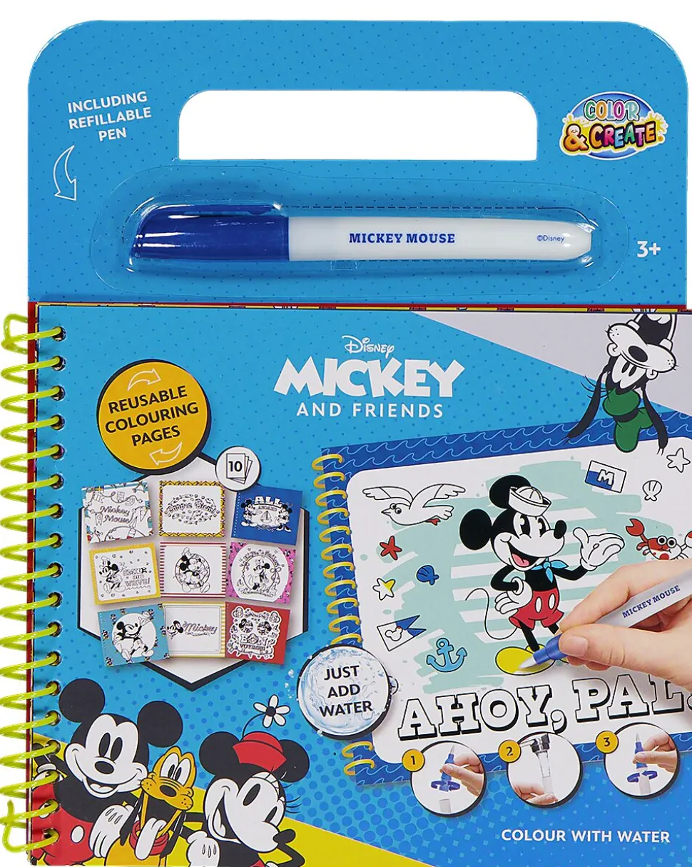 Album à colorier à l'eau - Multicolore