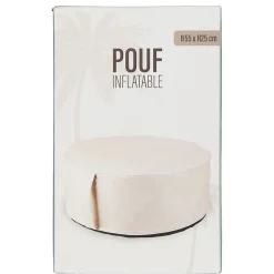 Pouf gonflable - Blanc